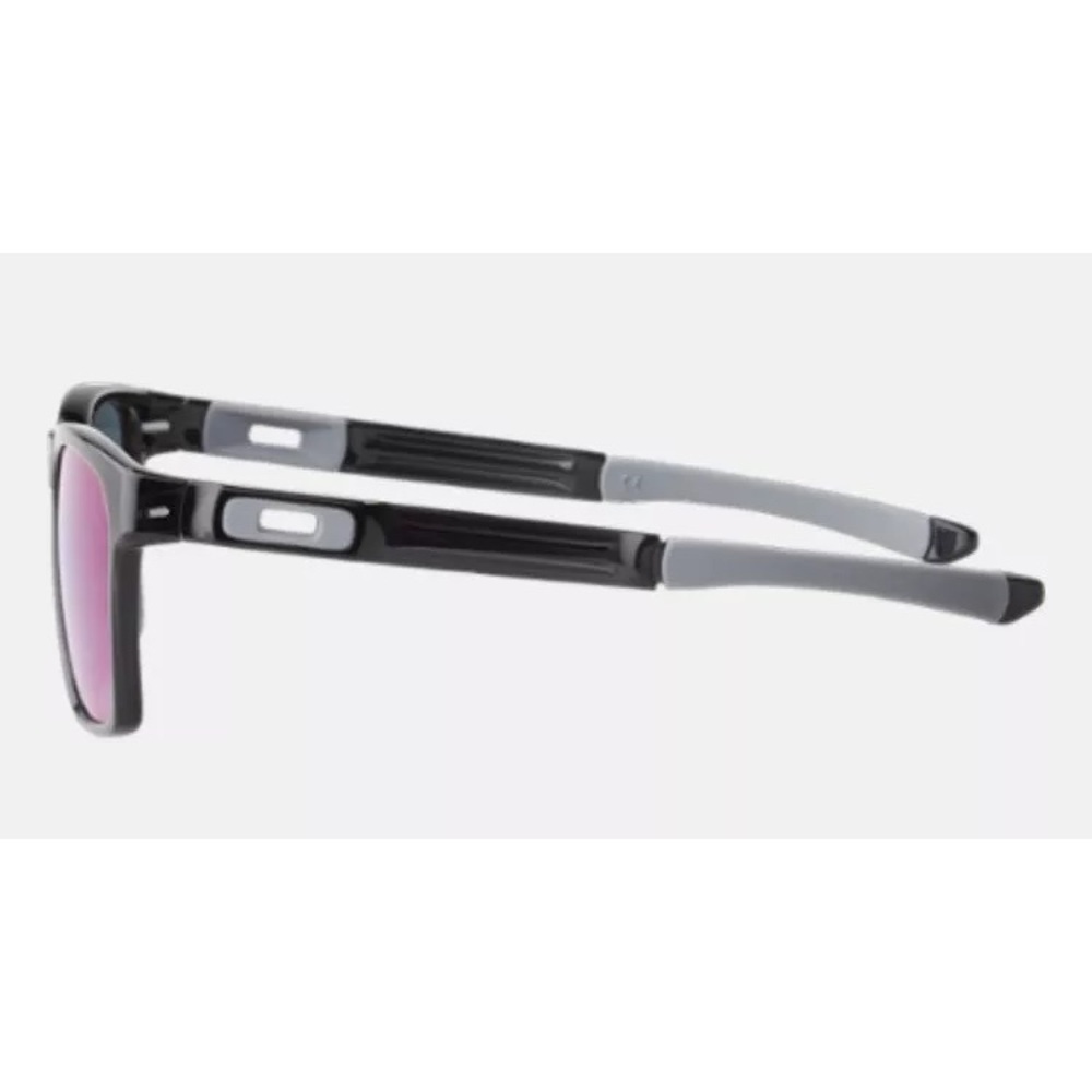 New Oakley Catalyst Sunglasses Black w/Red Iridium - Picture 3 of 6